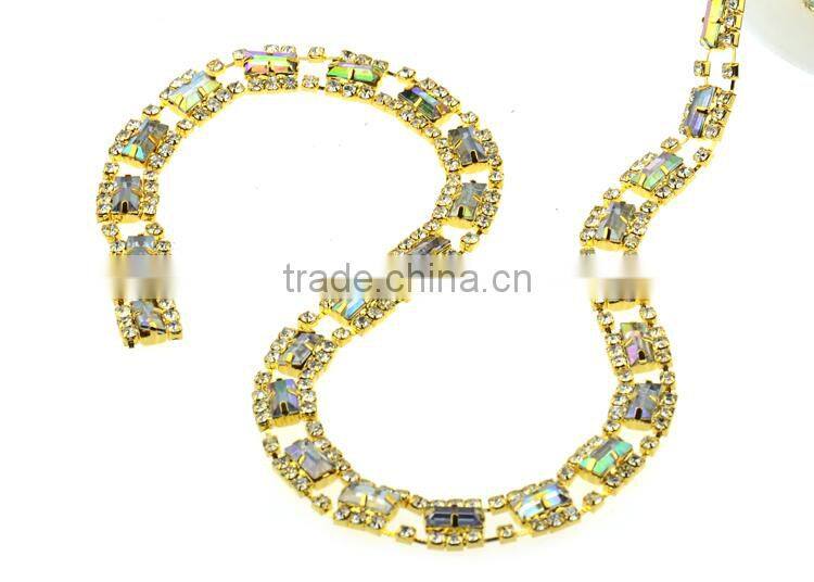 2015 New Design Fashion Colour Bezel Cup Chain