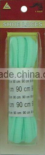 metal aglet flat custom logo printed shoe lace