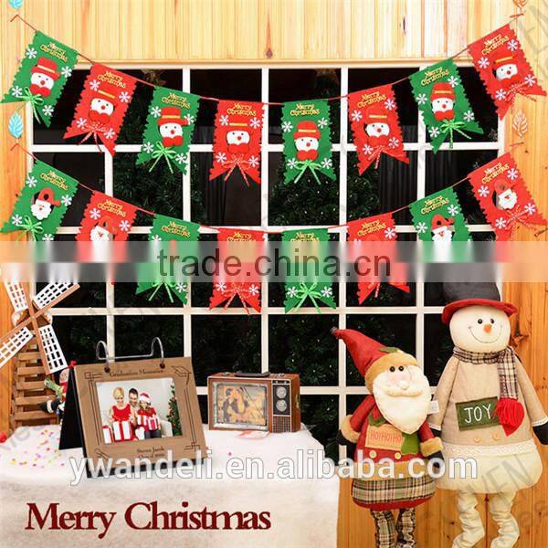Merry Christmas Xmas Shop & Market Christmas Ceiling Decorations With Santa Clause & Snowman Design