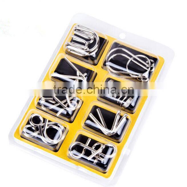 new intelligent unlock metal wire puzzle educational alloy unlock toy for kids