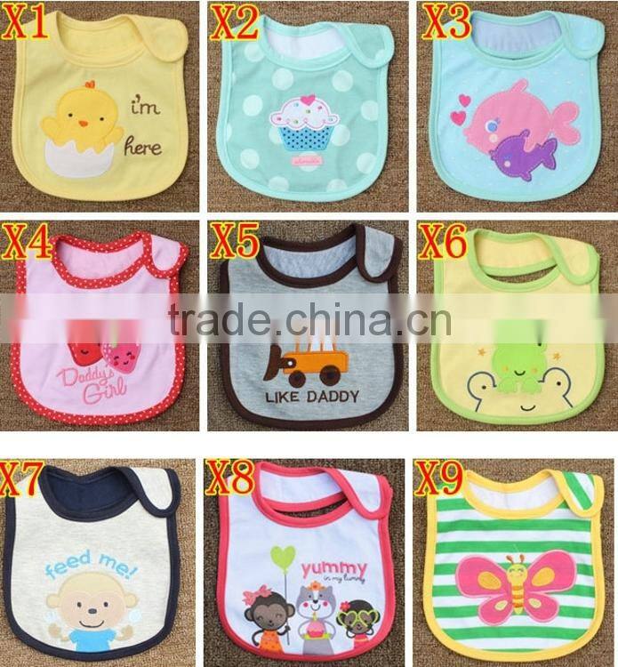 Wholesale in stock carters cotton baby bandana bibs M5040620