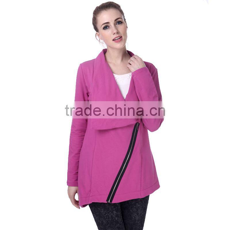 The new 2015 women's ms han edition cultivate one's morality big yards small suit coat long small suit