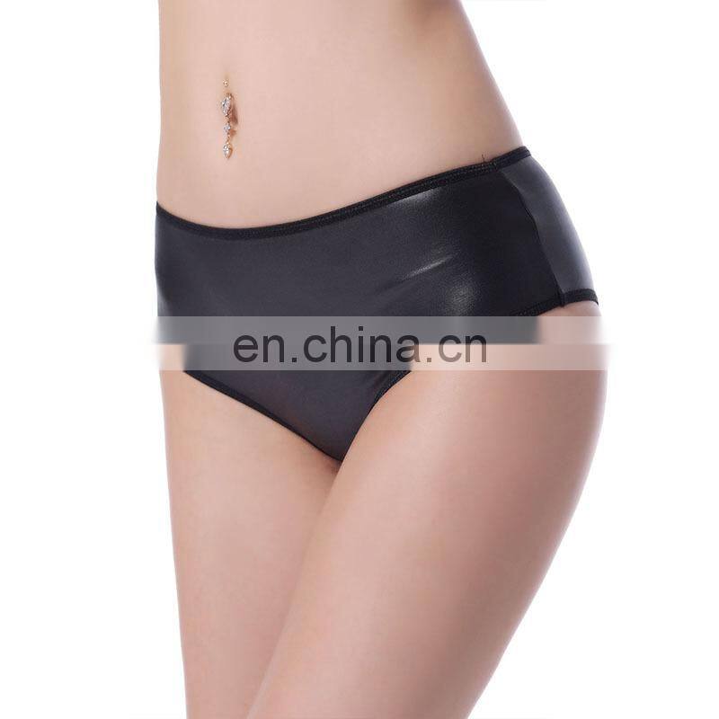 Leather sexy new design hot super size sex women under panty