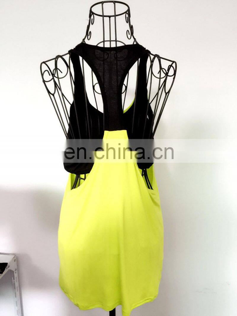 Dry fit womens back sports tank top