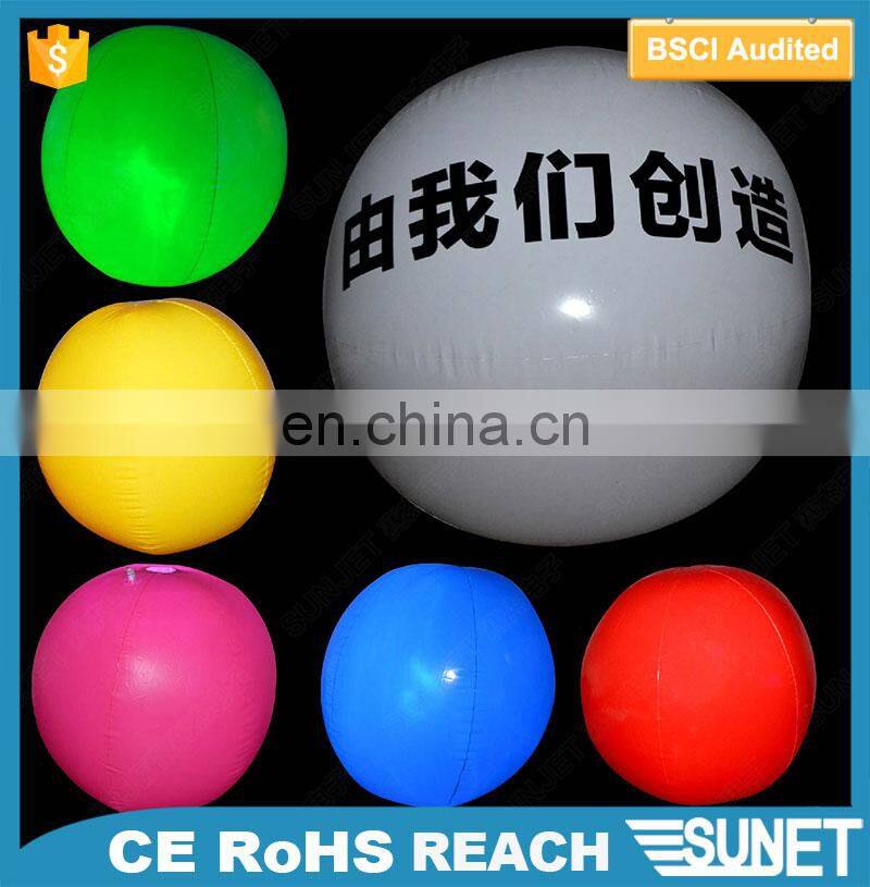 Party decoration cheap PVC materia led ball light outdoor