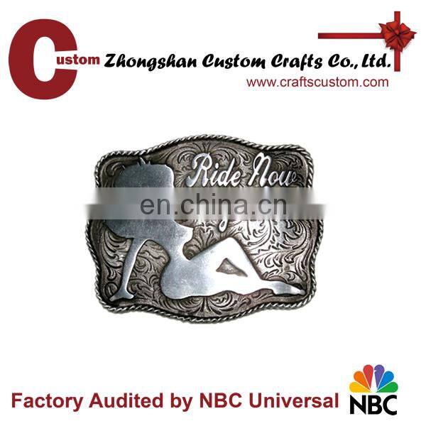 Belt buckle wholesaler custom metal die casting gold plated belt buckle