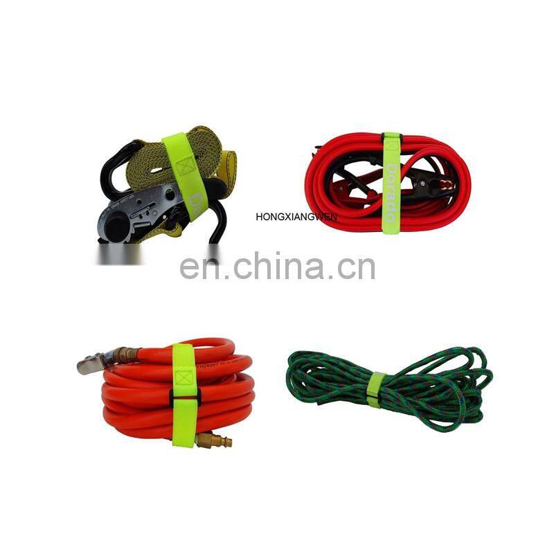 assorted colors adjustable hook loop wristband
