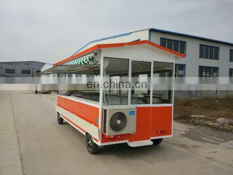 Hot dog tricycle food cart for sale/motorcycle mobile fryer food cart with three wheeled