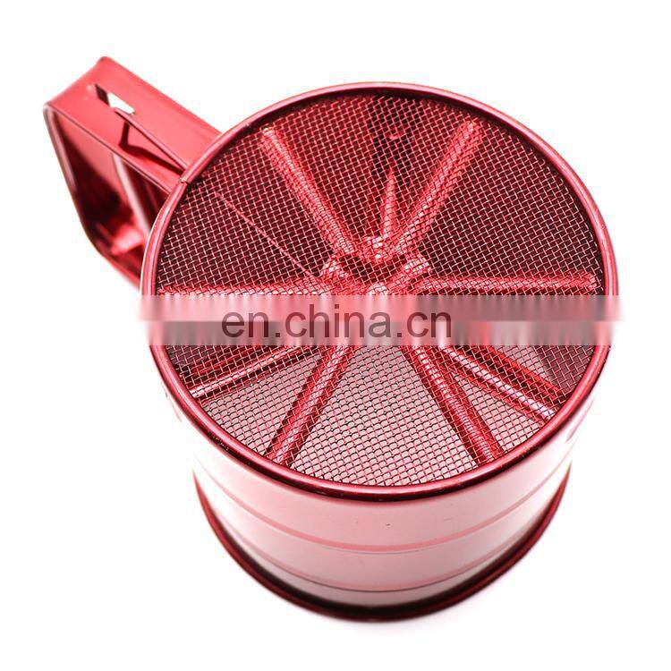 Handheld Cup Shape Stainless Steel Flour Sifter