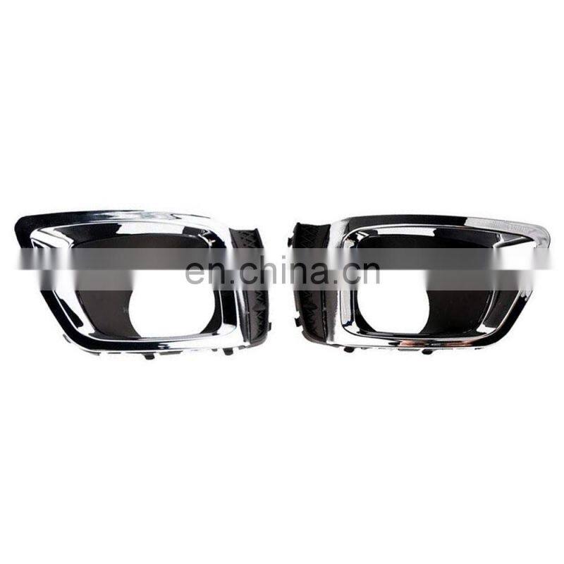 Pair L + R Chorme Fog Light Lamp Cover Trim 2014-2015 for Subaru Forester 2.0XT