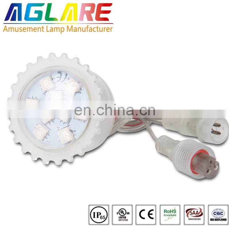 Beautiful DC 24V Amusement park rides led pixel light