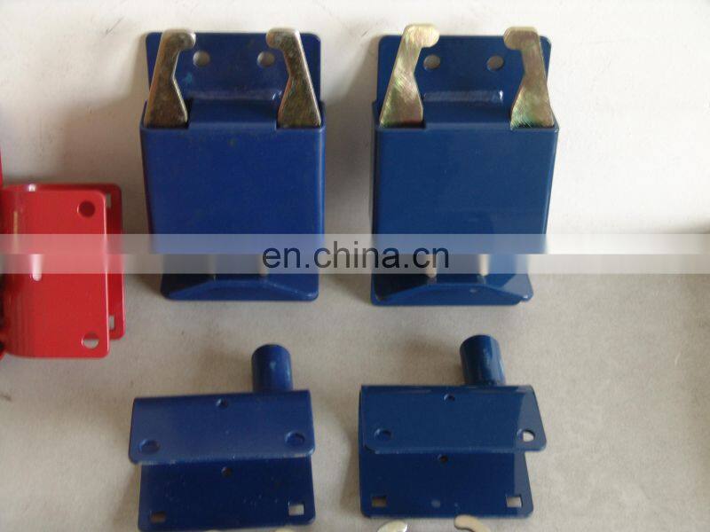 Cattle fence and field guard rail made of galvanized steel tubing or steel pipe with powder coated surface