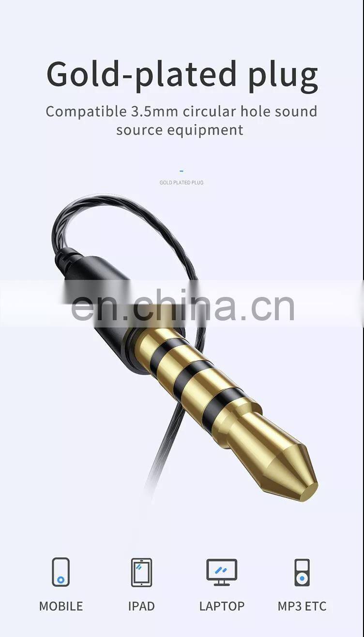 Joyroom mobile stereo handsfree headphones metal earphone earbuds