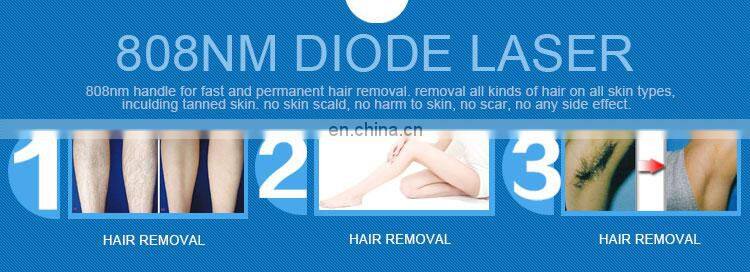 Portable 808nm Diode Lazer / Laser Diode 808 Hair RemovalFor Permanent Hair Removal