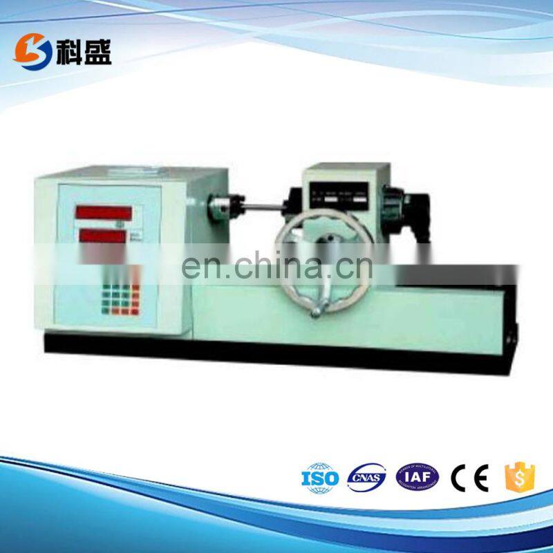 2019 New NJS-50 50 N.m digital display torsion testing machine/torsion tester from China