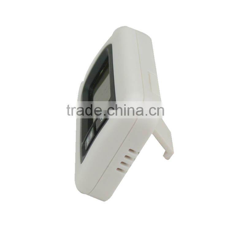 Plain Full Color Wall Clock With Thermometer