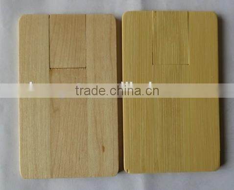 Customzied logo usb card cheapest Factoy price business wooden card usb flash 100% real capacity credit card usb 2.0