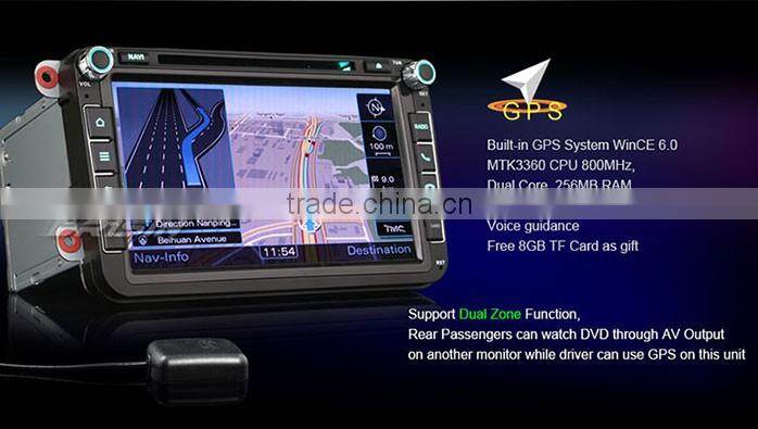 Erisin ES8405V 8" Double Din DVD GPS Car Media System