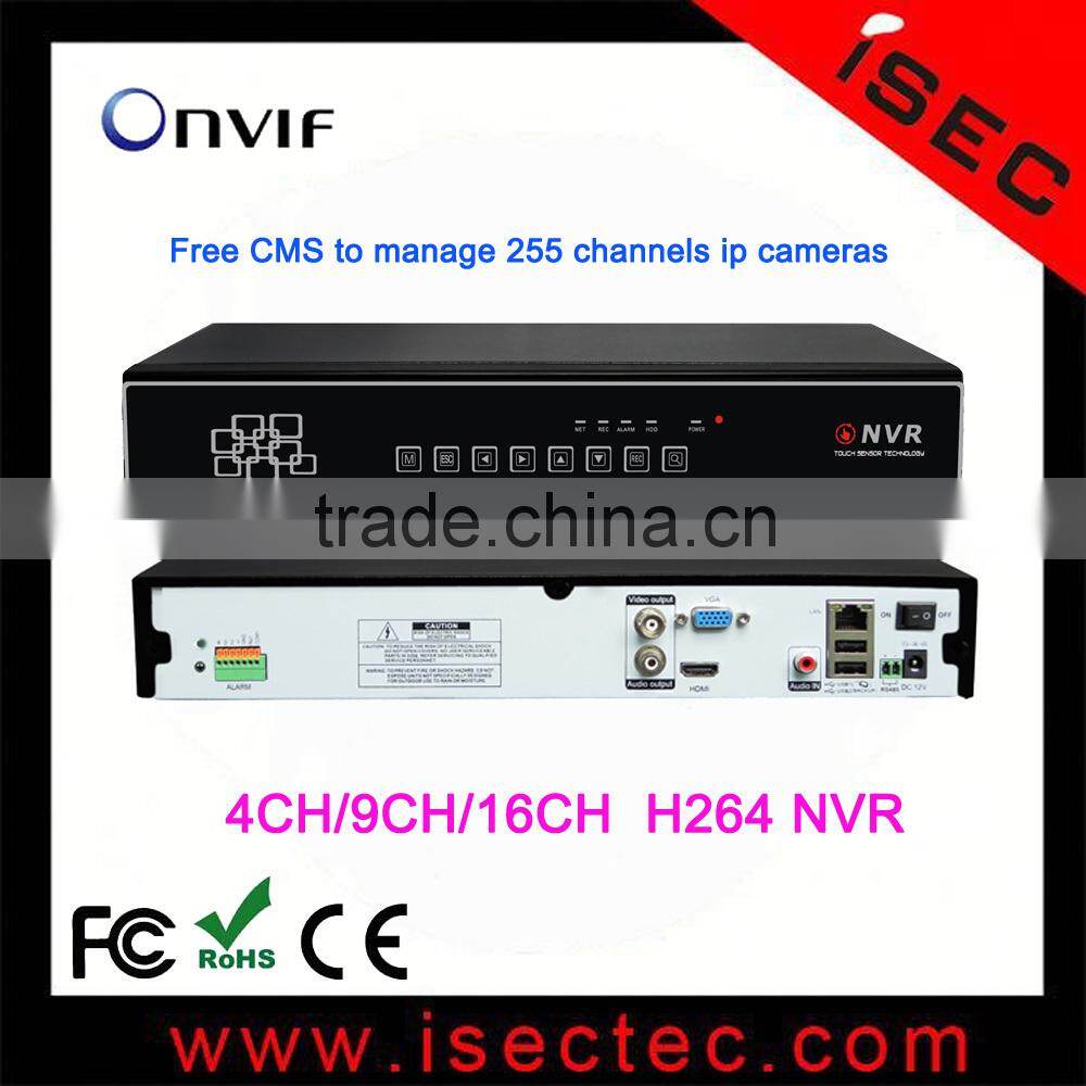 New Product, ISEC 4CH P2P & POE NVR Kit, Megapixel HD CCTV Camera System