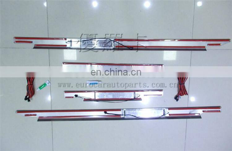 G CLASS w463 door sills with AM-g LED lights for G63 G65 G500 G350 auto door sills welcome pedal sliver trims for G63