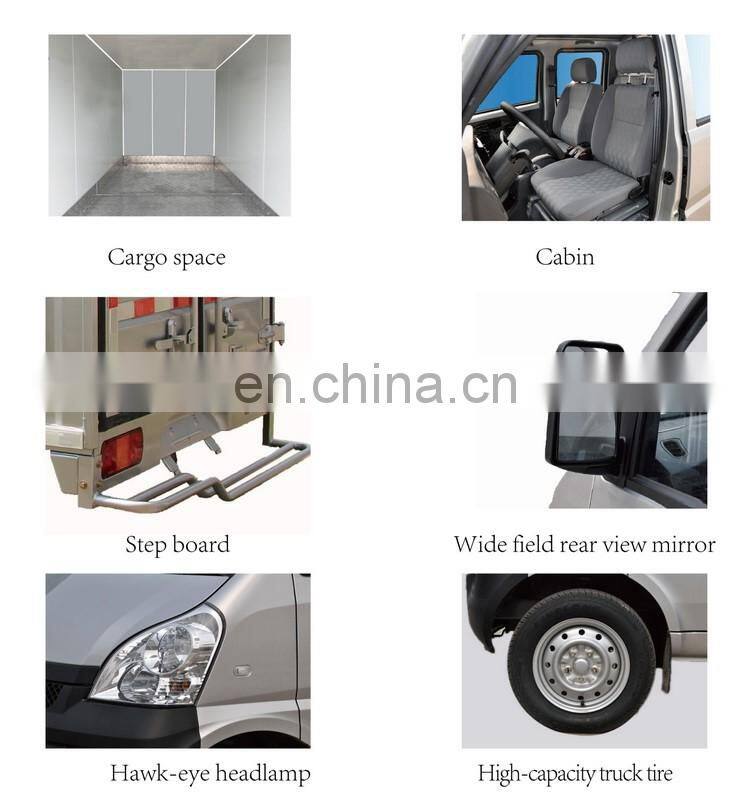 fuel-efficient Single-cabin double-layer dust proof box cargo truck