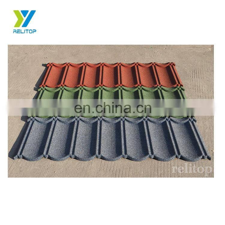 Free Sample Long Span Different Types Shingle Stone Coated Aluminum Metal Roofing Sheet