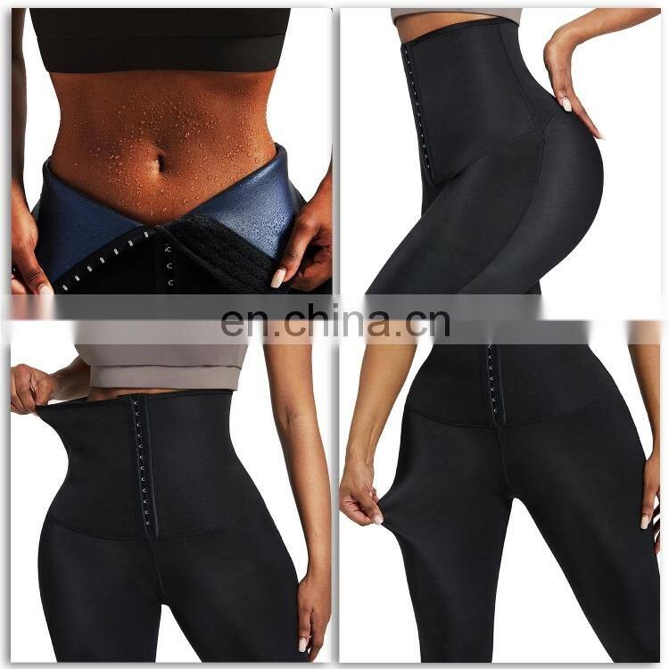 Body Shaper Neoprene Fat Burning Waist Trainer Tummy Control Shapewear Yoga Pants Fitness