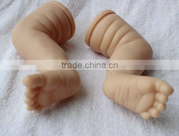 Best quality soft Vinyl Reborn Baby Toddler Doll Kits Accessories
