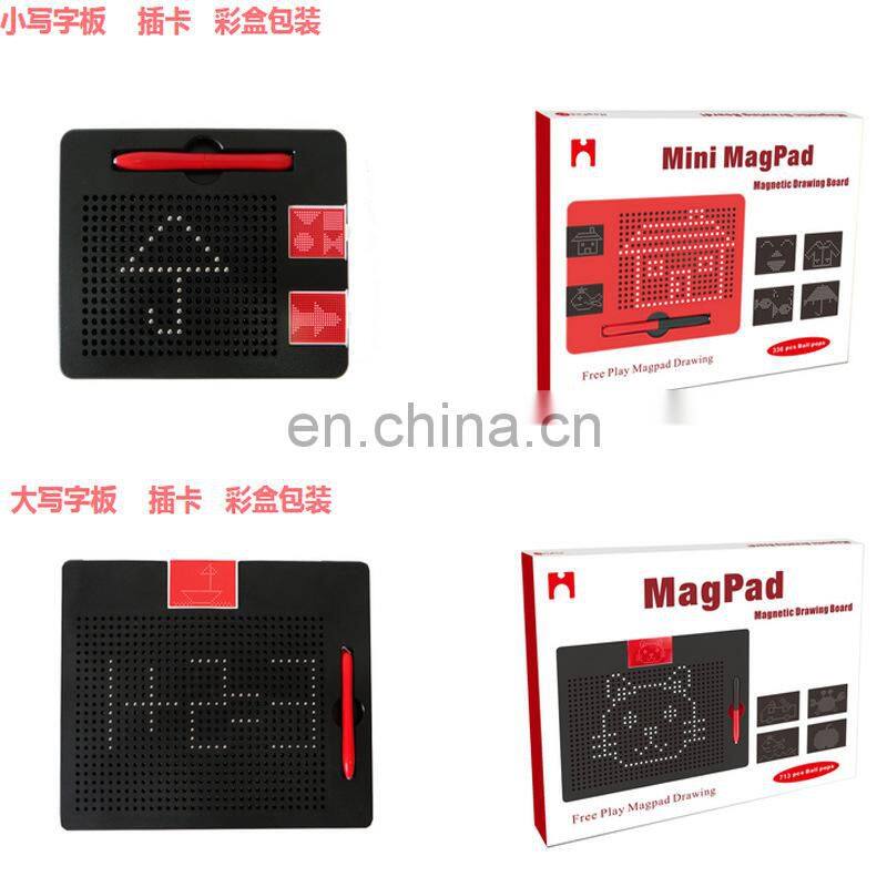 Plastic mini magpad magnetic writing board educational toys for kids