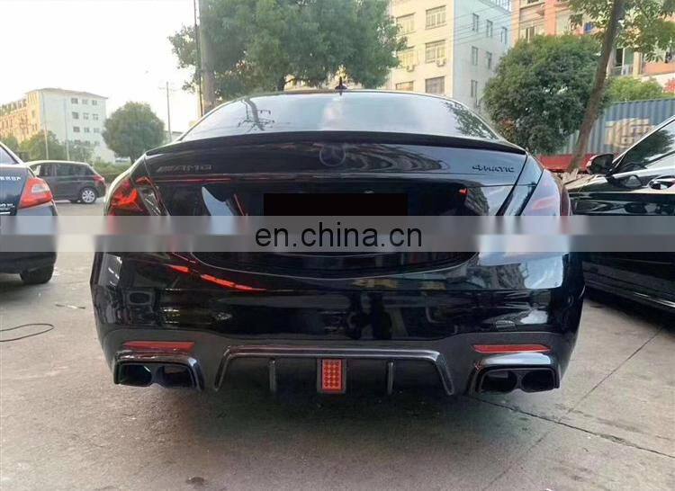 Runde B Style Carbon Fiber Material Front Rear LIp Spoiler Fender For Mercedes Benz W222 S63 S65AMG Bodykit