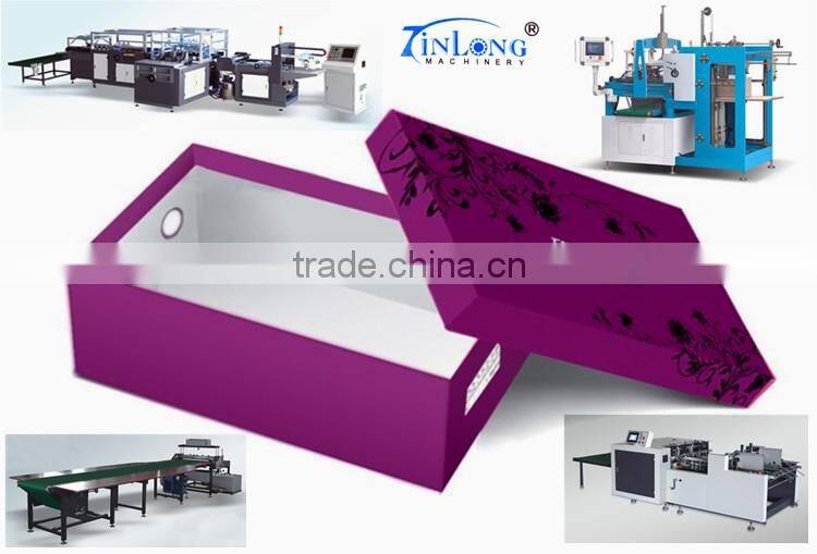 Wenzhou Factory Grey Board Paper Case Making Full Automatic Four Corners Pasting Machine with CE & ISO Certificate YL-40AT
