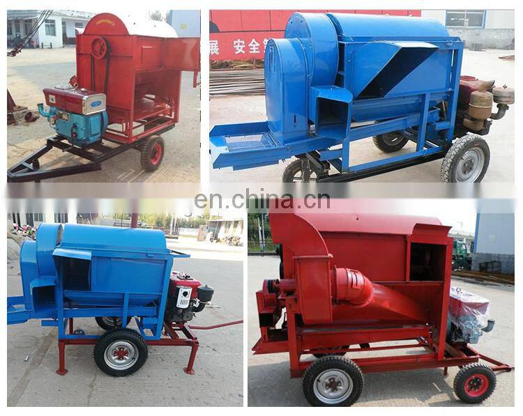 Mini Mobile Multi Agricultural Rice Millet Thresher Threshing Machine Price