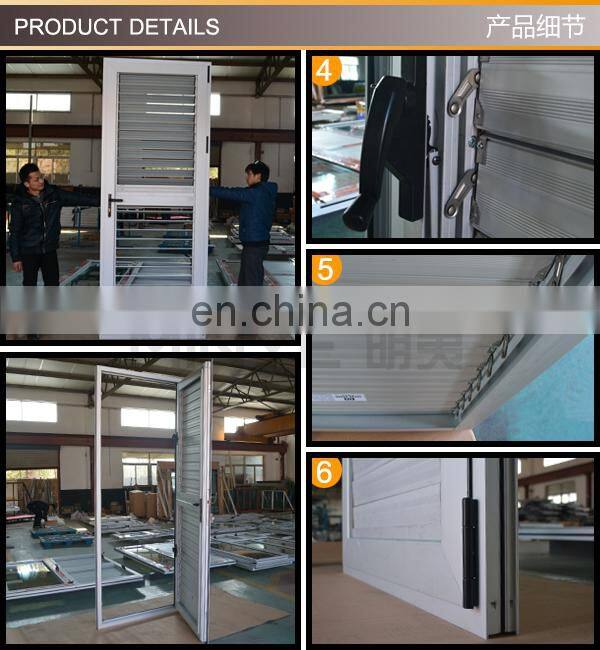 6063-T5 aluminum rolling shutter patio doors/roller shutter door/swing shutter doors