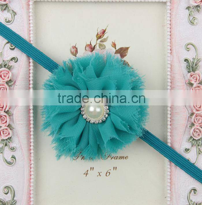 Flower Chiffon Cute Fashion Baby Hairbands Girls Headband Infant Hairband Baby Hair Accessories MY-AD00019