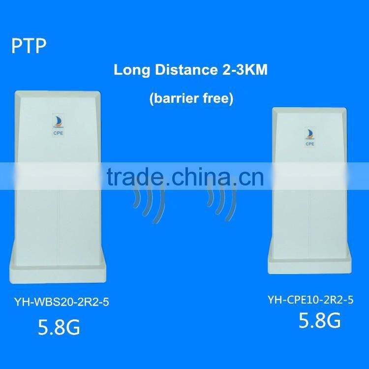 Waterproof Outdoor Long Distance Point to Point/MP Wireless Wifi AP 5.8g