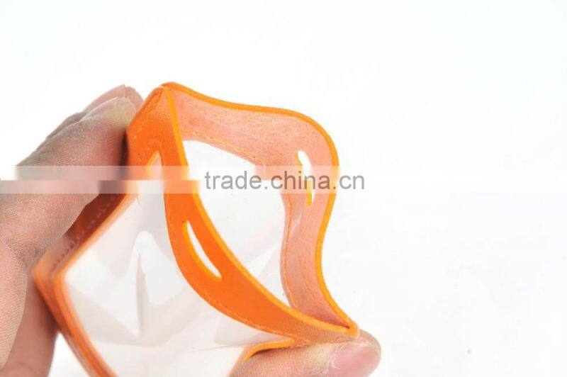 Plastic id card badge holder