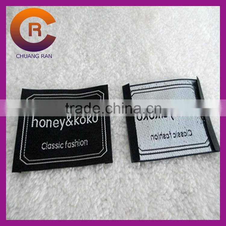 Cheap logo printed custom clothing labels