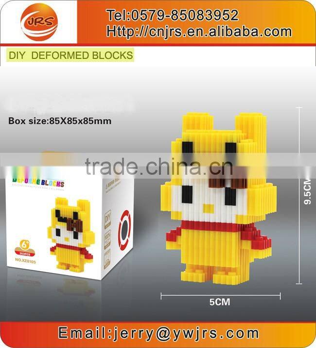 Most popular COGO plastic educational building blocks KT series cartoon models