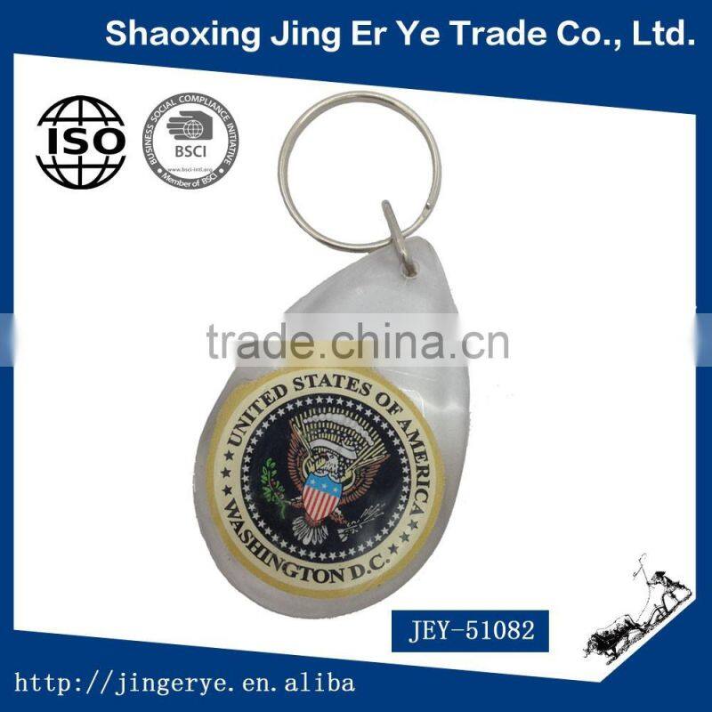 Eagle Water-drop shaped Acrylic Keychain