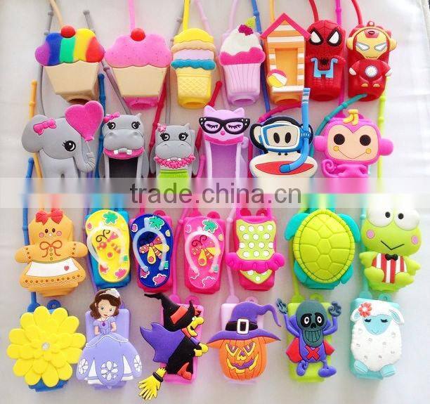 Silicone hand gel sanitizer cover holder 30ml bbw