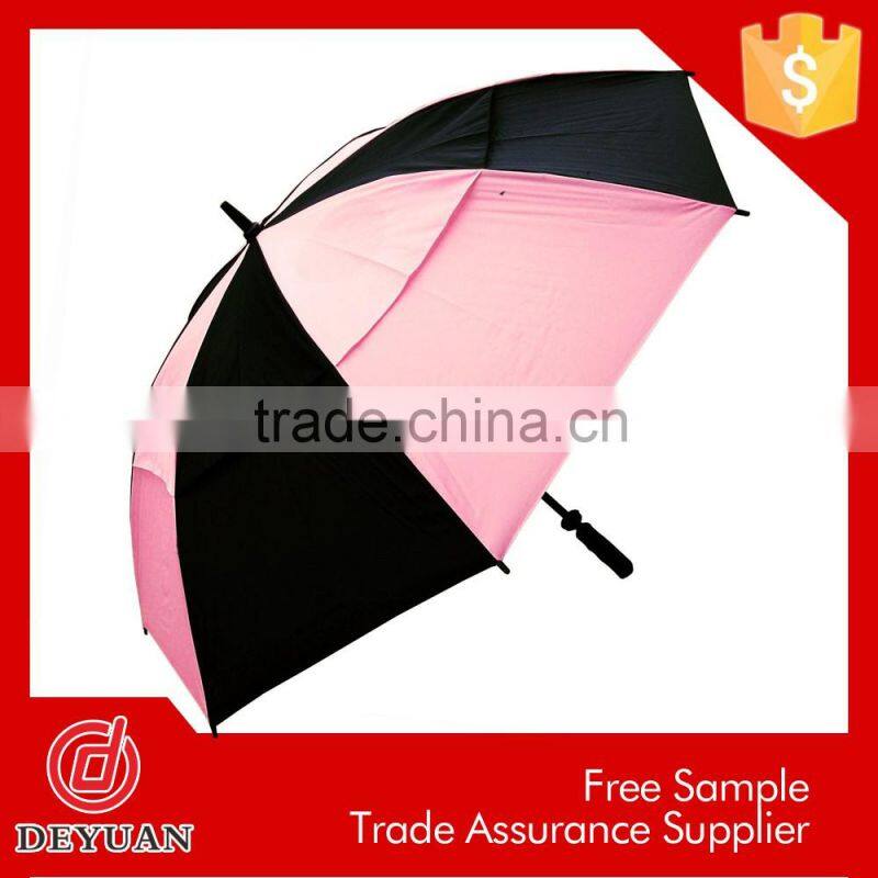 made in china fiberglass auto open classical golf umbrella