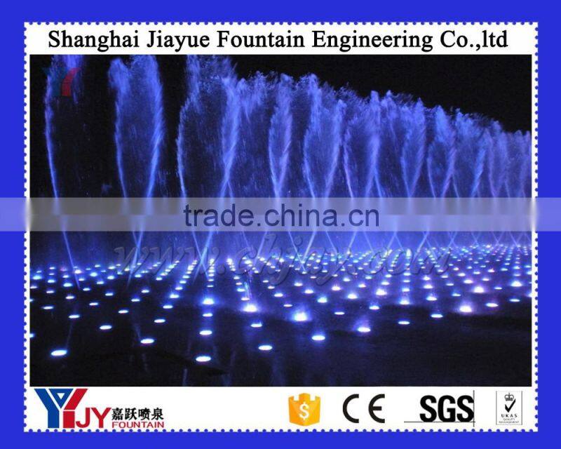 Project large scale music dancing floor fountain in big square