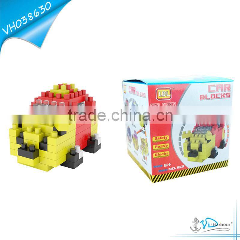 DIY Cartoon Car Small Building Blocks Toy