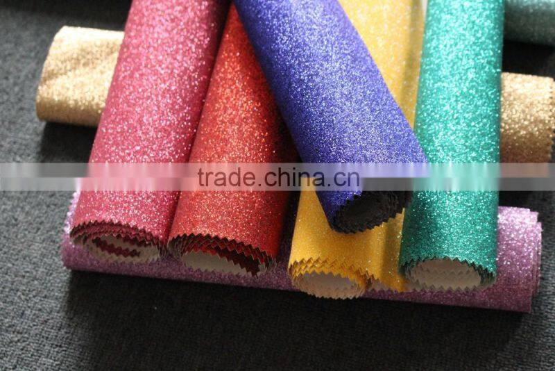 Creative Design fine glitter fabric leather sheet