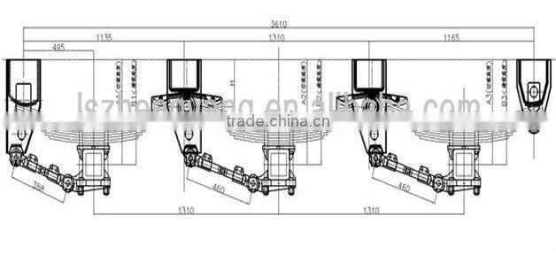 high quality experience German style suspension for semi trailer