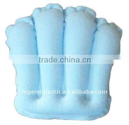 flocked pvc inflatable pillow