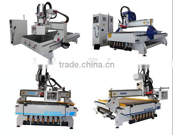 CE certificate ATC CNC Router for Wood Furniture S/C-1325-ATC