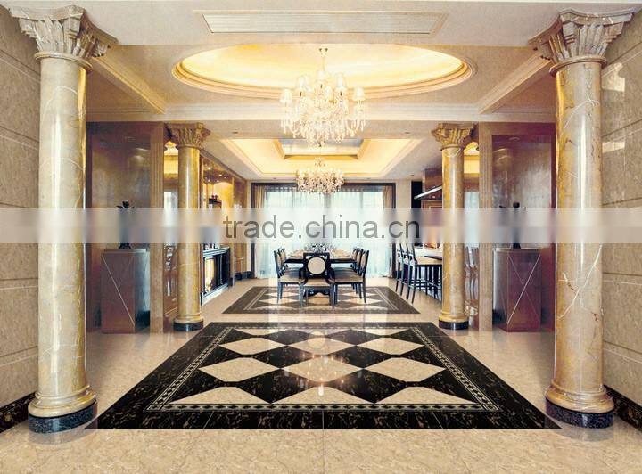 broken look porcelain verde green marble tile for Australian market