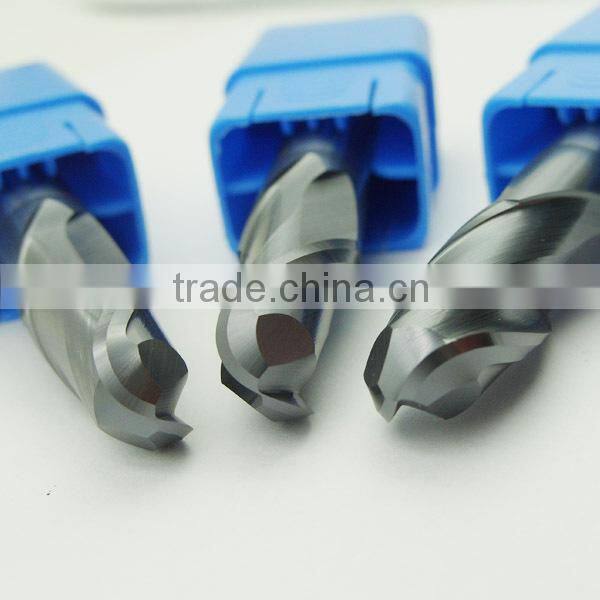 2 flutes CNC tungsten carbide finishing end mills/milling cutters/milling tools/router bits/cutters