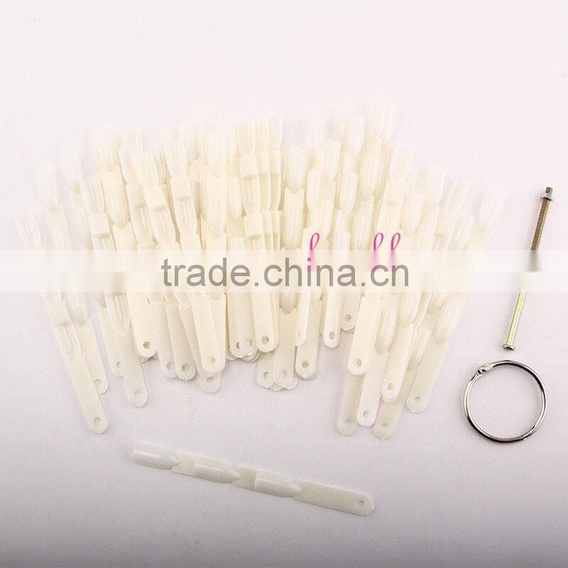 2016 new nail art color display tool plastic 150 colors natural clear 50tips nail color chart
